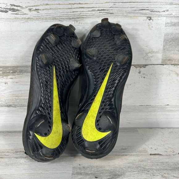 Nike‎ Lunar Vapor Men's Ultra Fly Pro Low Metal Black Baseball Cleats Size 8 - Picture 8 of 9